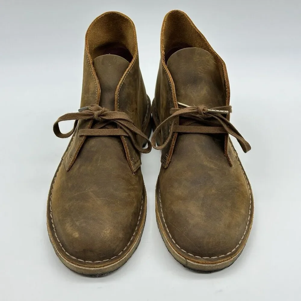 Clark’s Originals Desert Boot Mens Size 10.5 M Brown Leather Lace Up Chukka